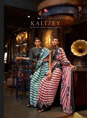 Kalizey By Rajtex Fancy Western Style Japan Crape Saree Collection